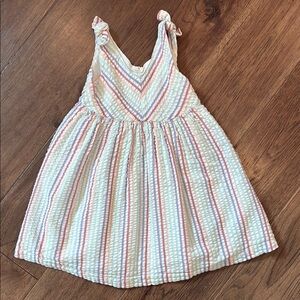 Hope & Henry Striped Kids Dress